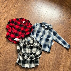 Boys Plaid Lot (3)